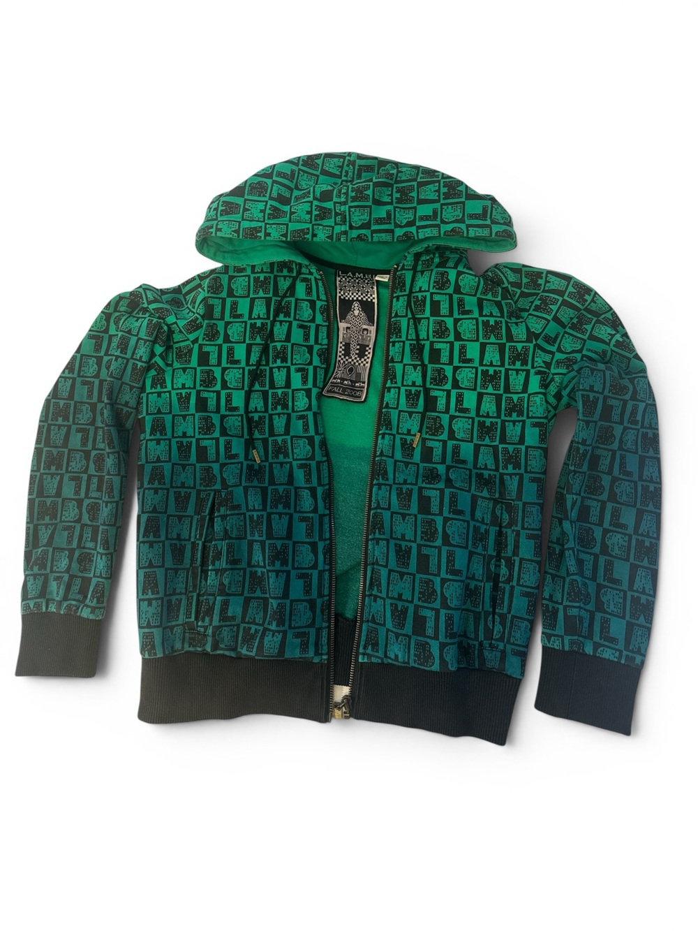 Women’s L.A.M.B. Y2K logo full zipper jacket 2008 - Picture 8 of 8